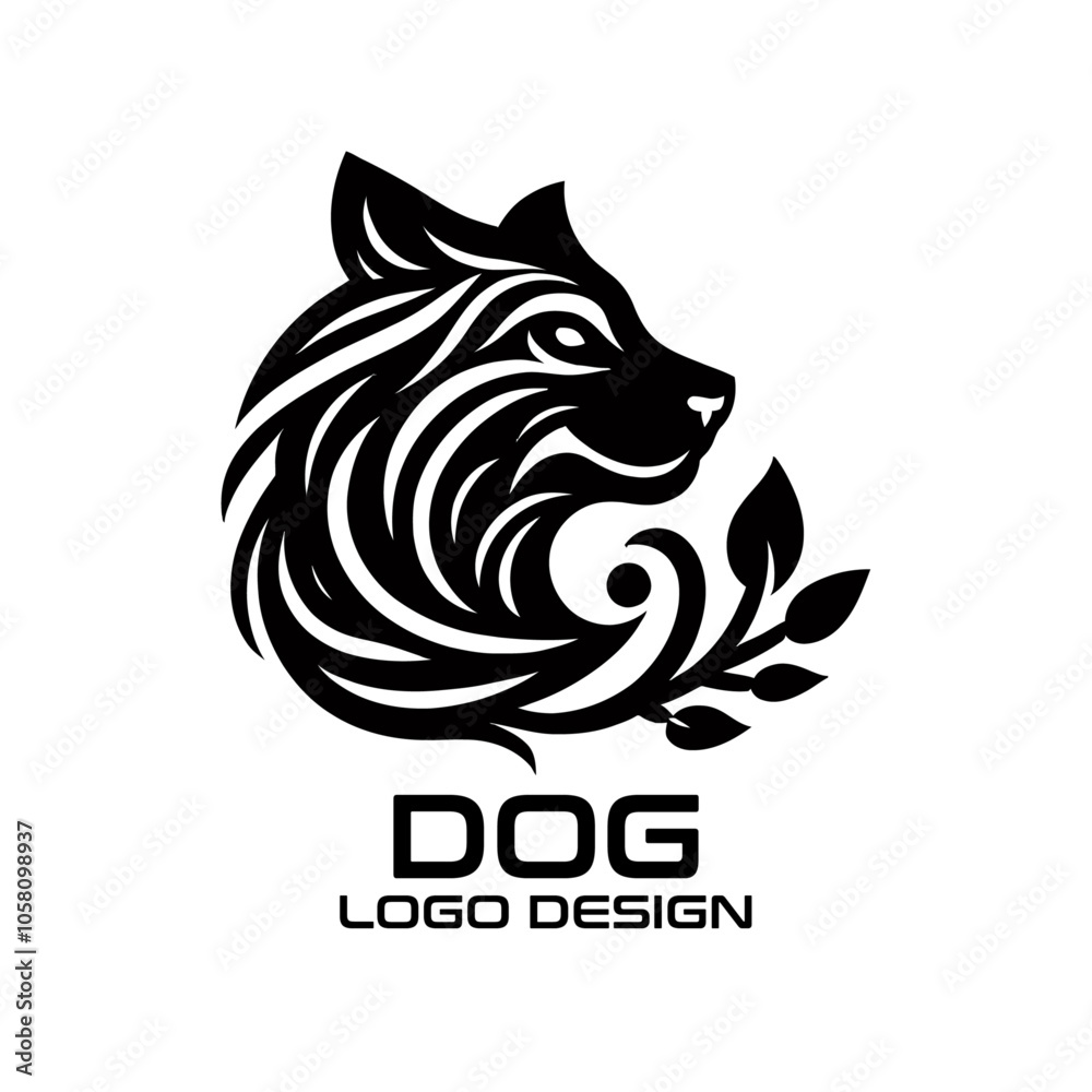 Dog Vector Logo Design 