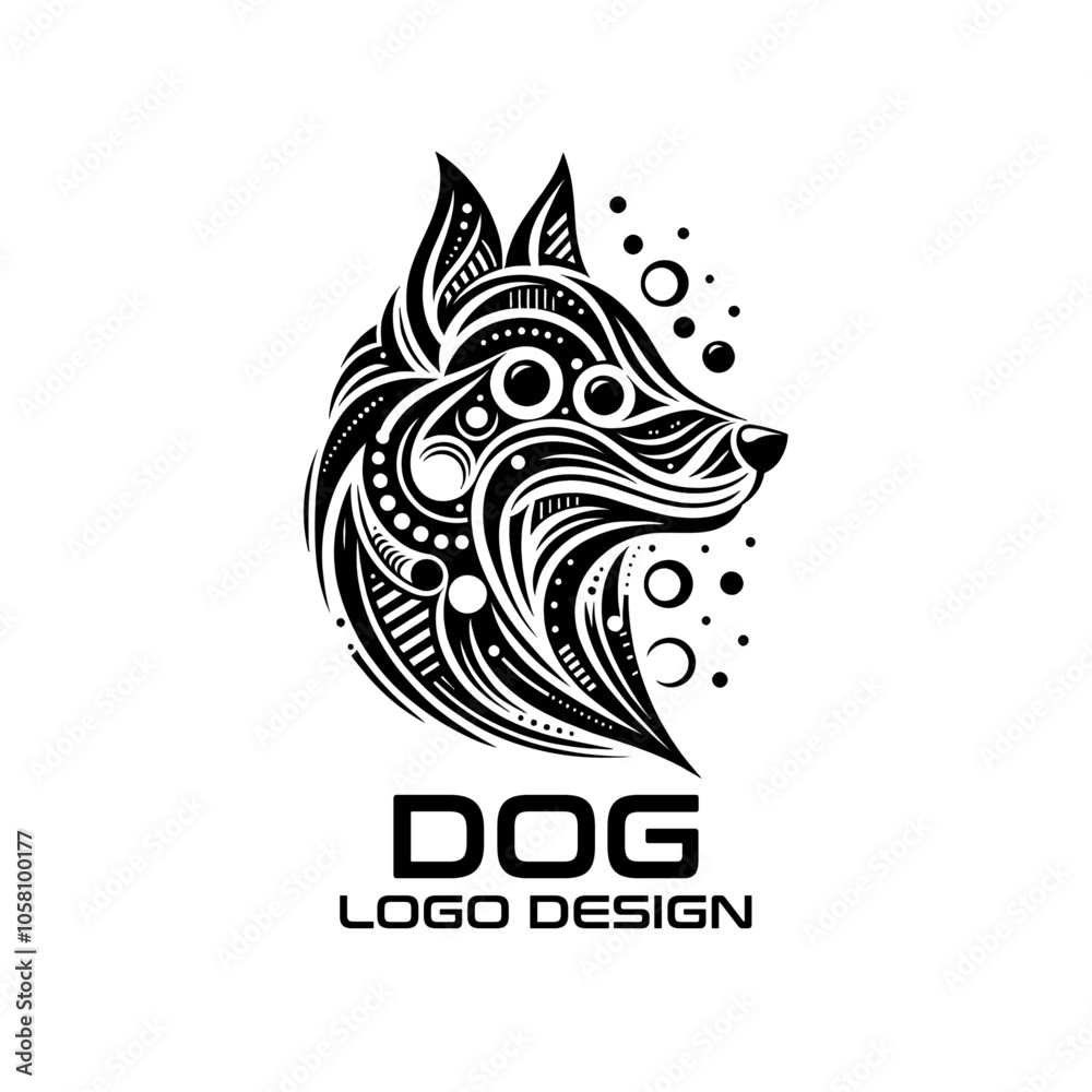 Obraz premium Dog Vector Logo Design