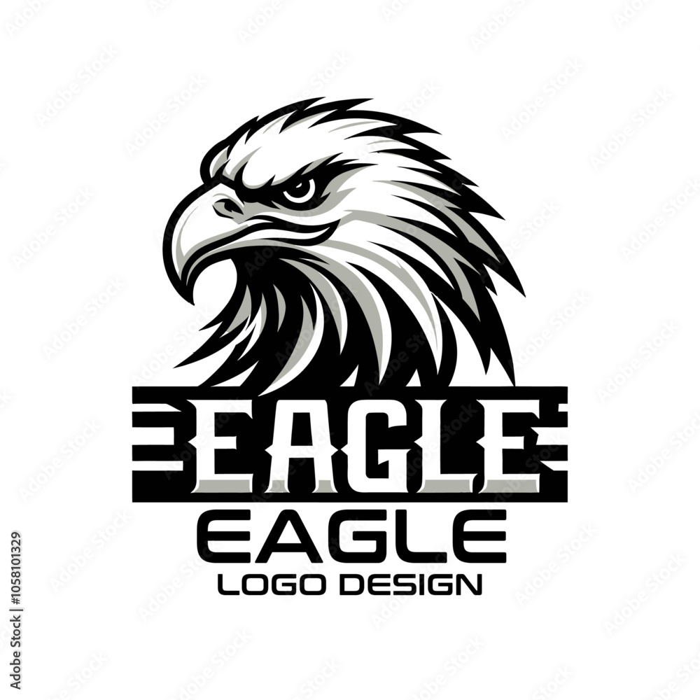 Obraz premium Eagle Vector Logo Design