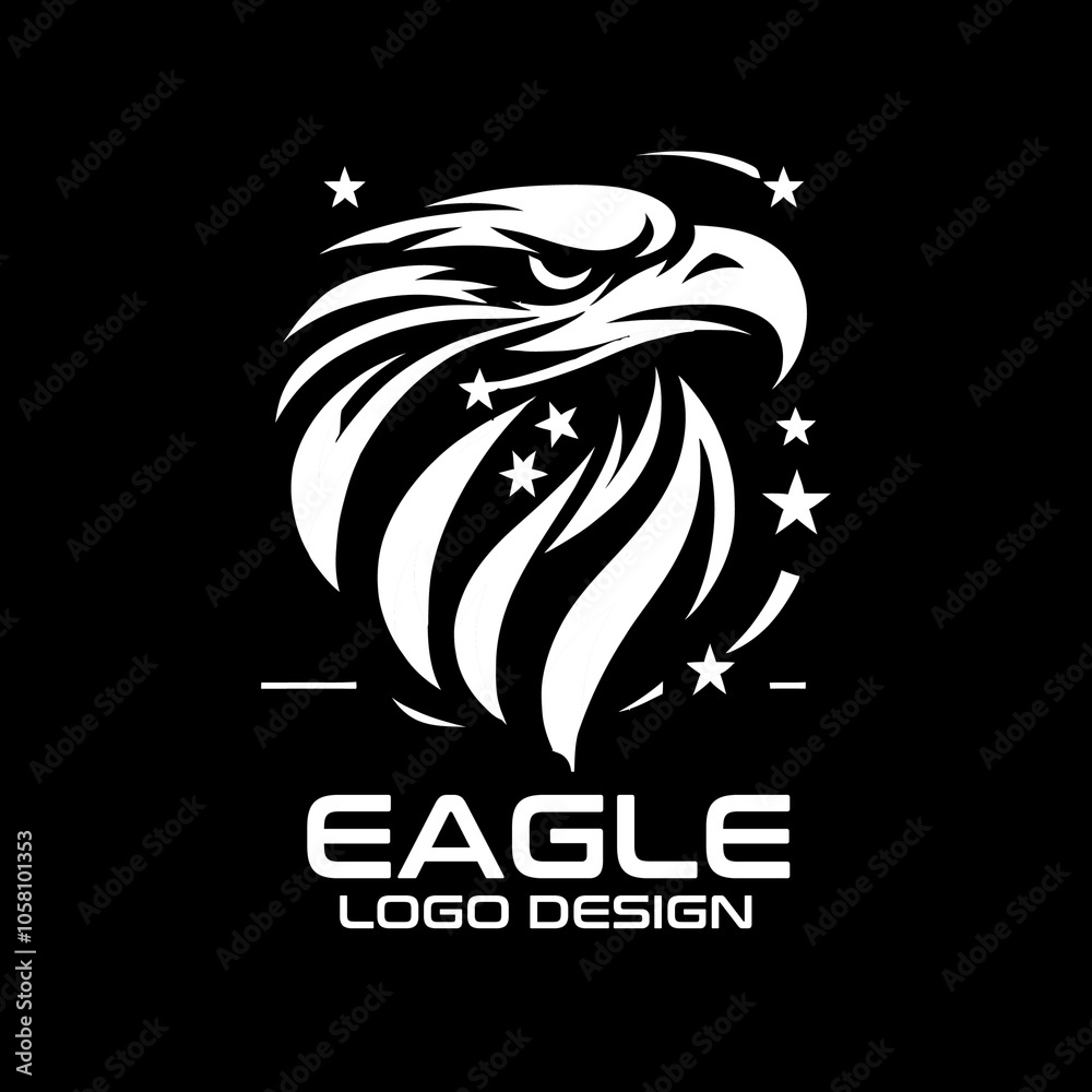 Fototapeta premium Eagle Vector Logo Design