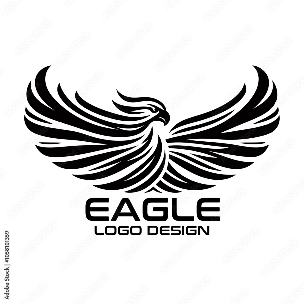 Naklejka premium Eagle Vector Logo Design