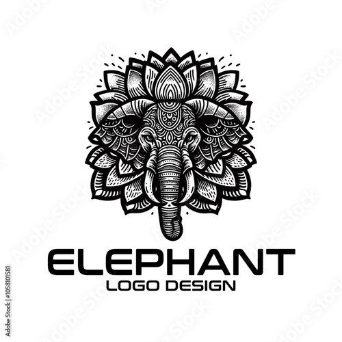 Elephant Vector Logo Design photo