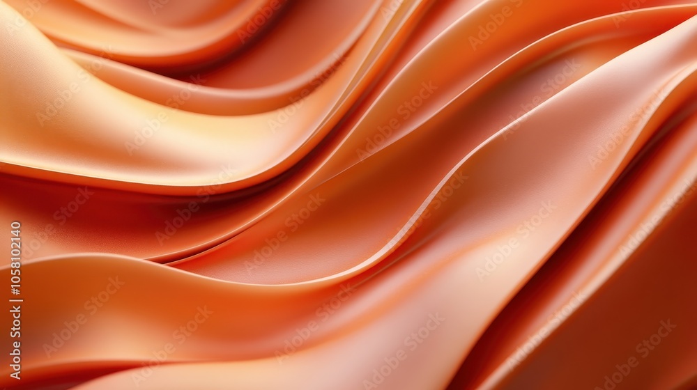 Fototapeta premium Abstract Orange Fabric Texture Background.