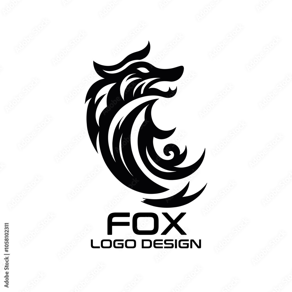 Fox Vector Logo Design Fox Vector Logo Design