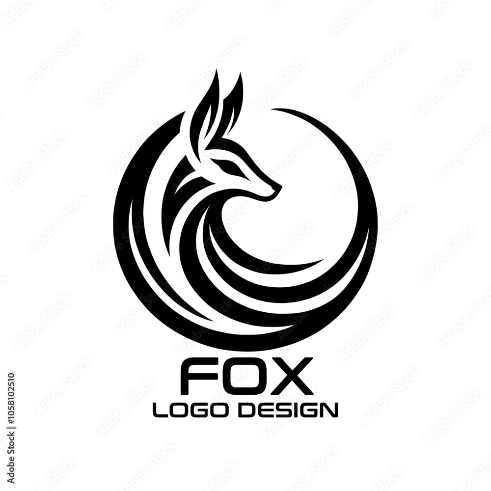 Fox Vector Logo Design Fox Vector Logo Design