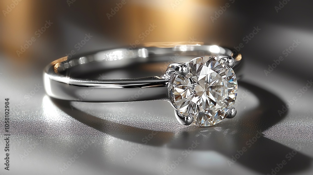 Diamond ring, white isolate background Diamond ring, white isolate background