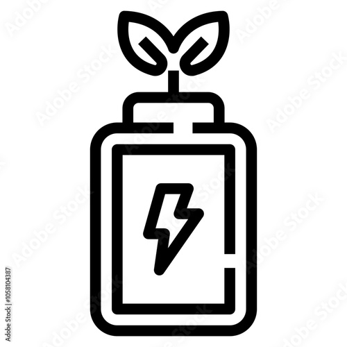 Eco Battery Icon