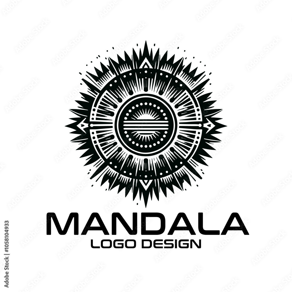 Fototapeta premium Mandala Vector Logo Design
