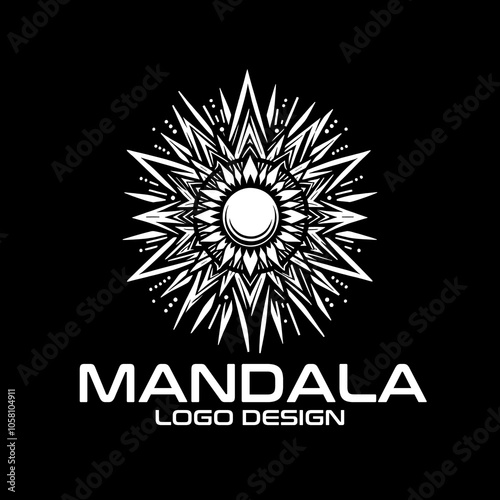 Mandala Vector Logo Design photo