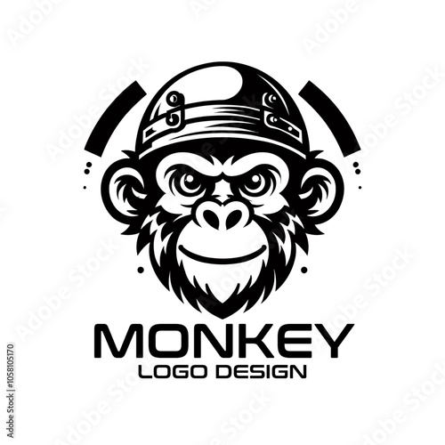 Monkey Vector Logo Design photo