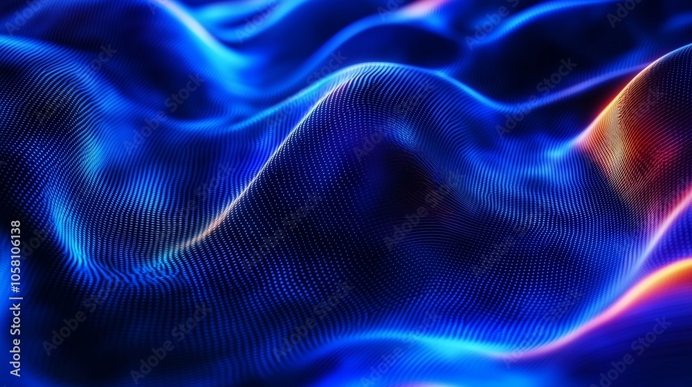 Exploring the Depths of Abstract Blue Wave Aesthetics Exploring the Depths of Abstract Blue Wave Aesthetics