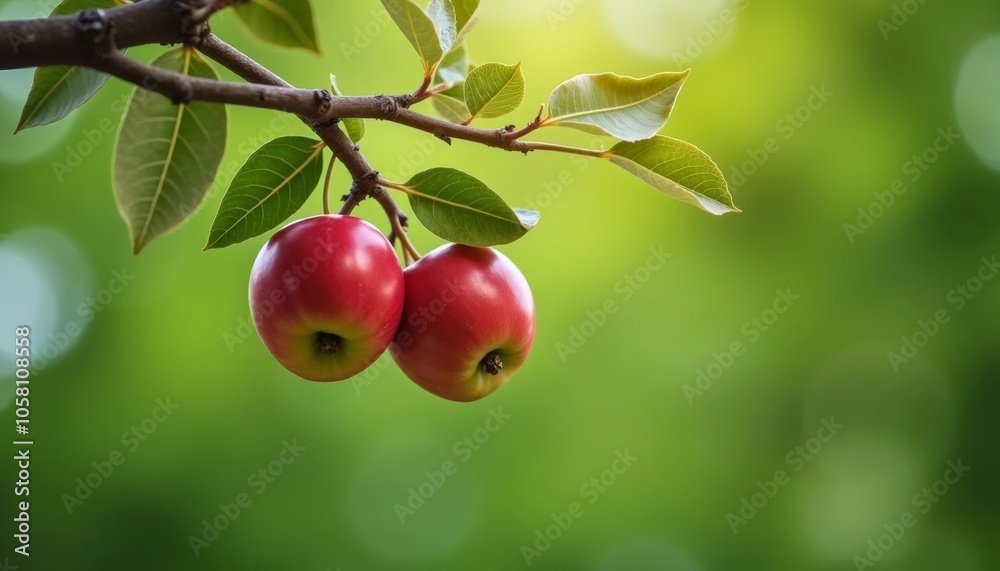 Deliciously ripe apples ready for picking Deliciously ripe apples ready for picking