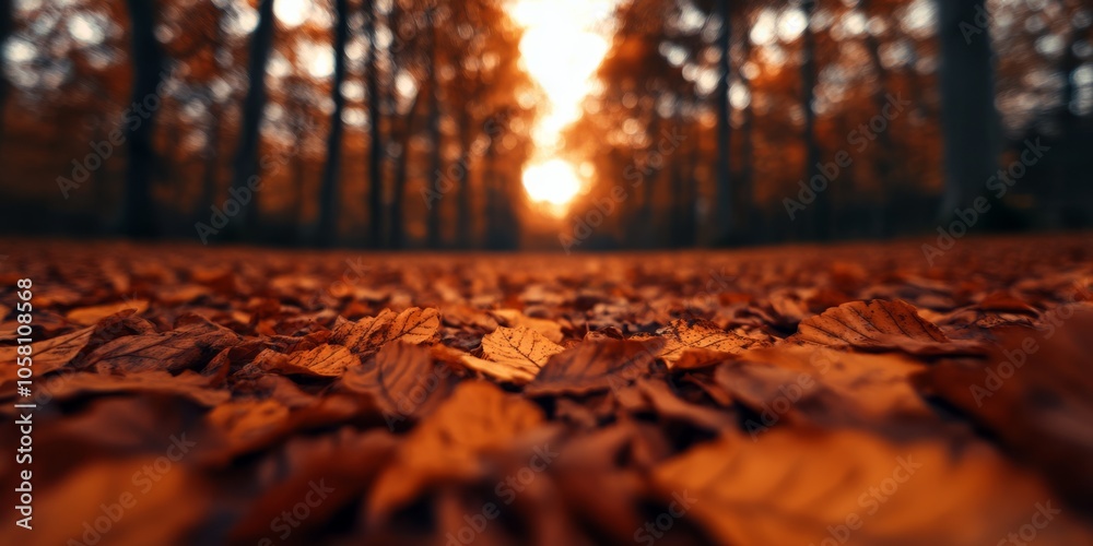 close-up of fallen leaves with copy space. close-up of fallen leaves with copy space.