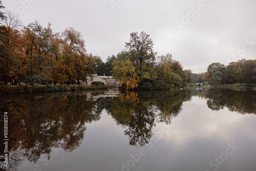 Lazienki Warszawa Warsaw Poland Polska autumn