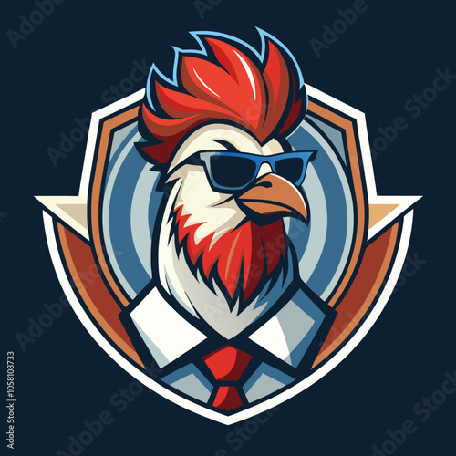 rooster barbershop logo