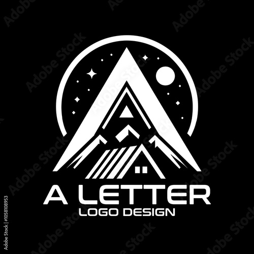 A Letter Vector Logo Design photo