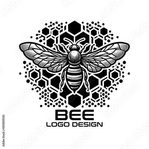Bee Vector Logo Design
