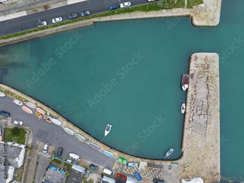 Canvas Print dalkey harbour, dublin, ireland