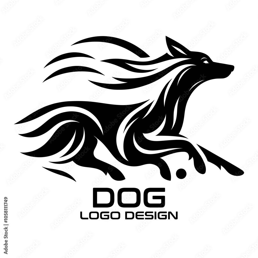 Dog Vector Logo Design Dog Vector Logo Design