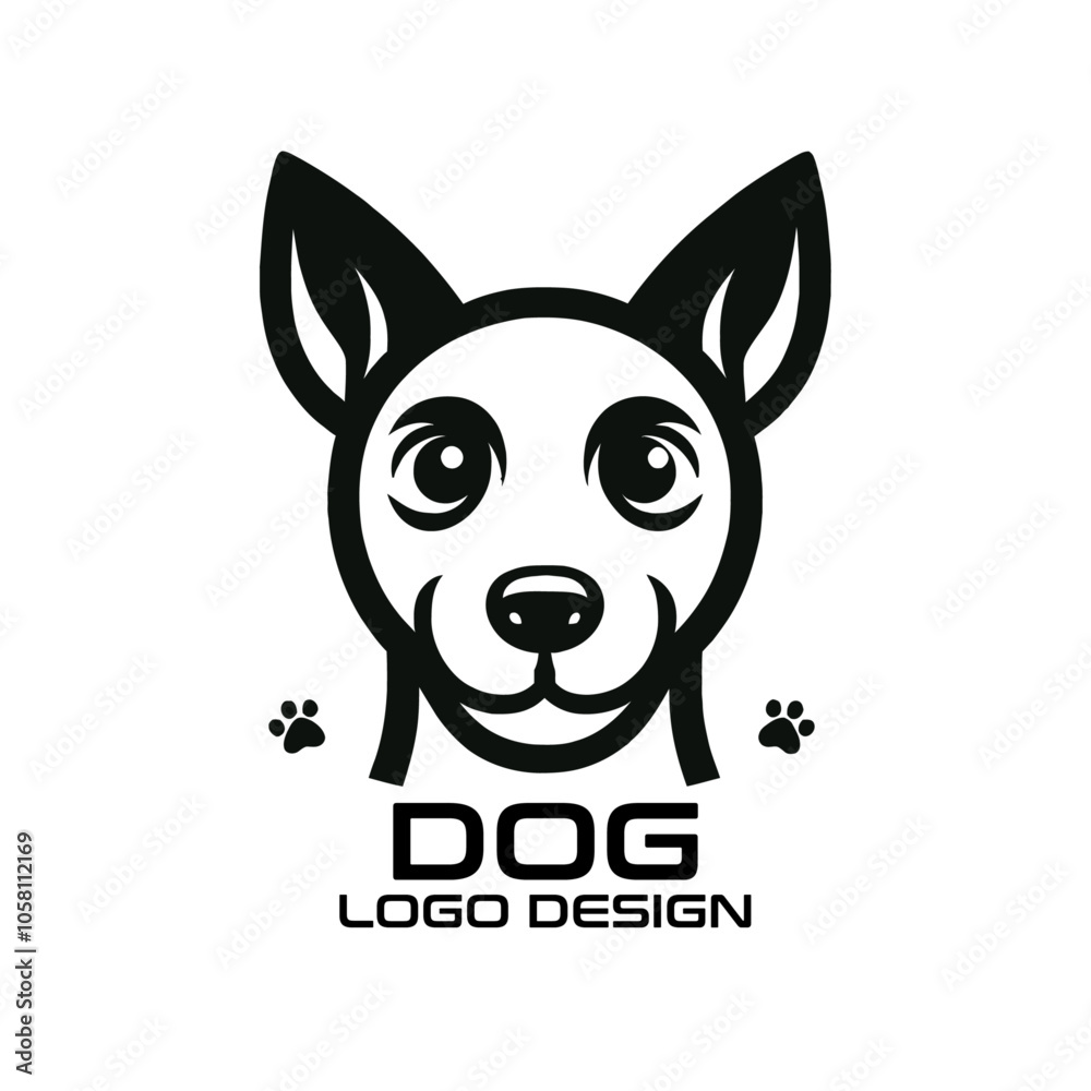 Dog Vector Logo Design Dog Vector Logo Design
