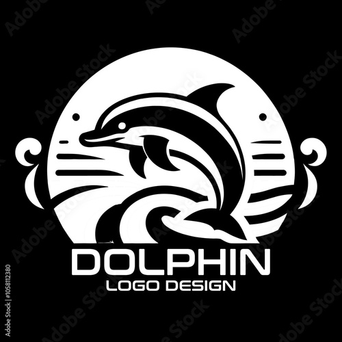 Dolphin Vector Logo Design