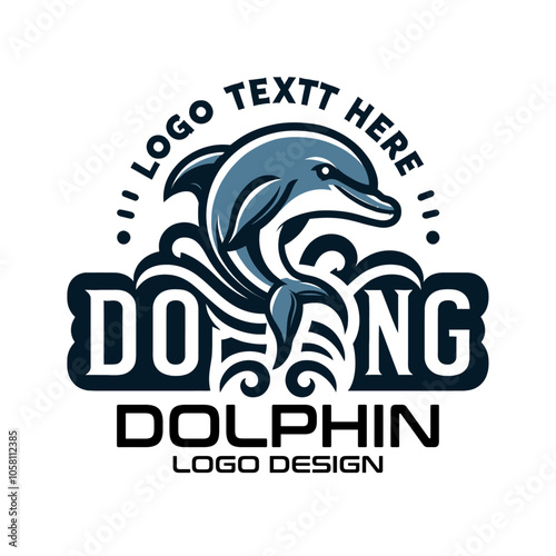 Dolphin Vector Logo Design