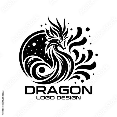 Dragon Vector Logo Design  photo