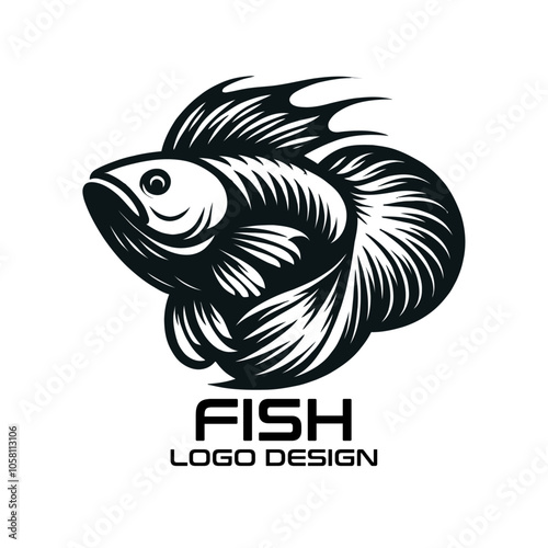 Fish Vector Logo Design 