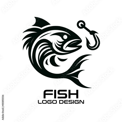 Fish Vector Logo Design 