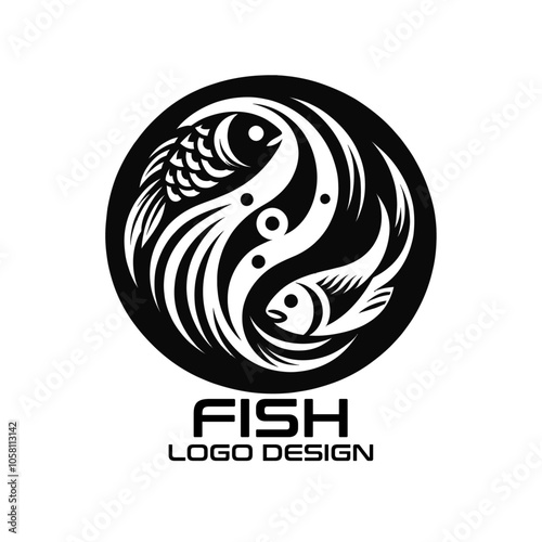 Fish Vector Logo Design 