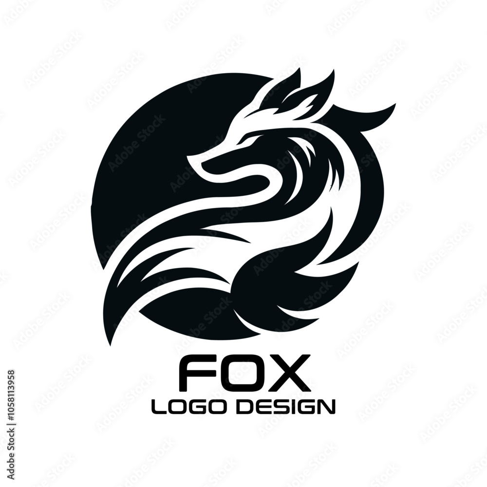 Fox Vector Logo Design Fox Vector Logo Design
