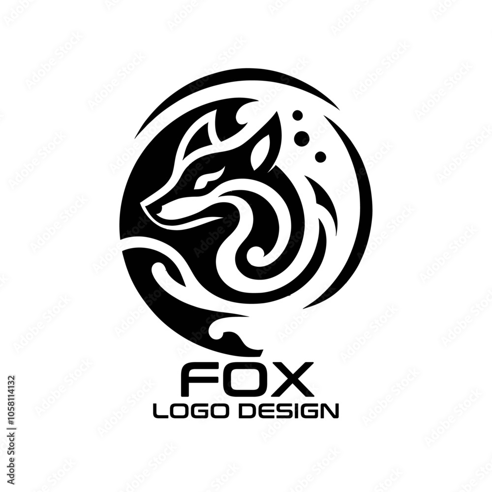 Fox Vector Logo Design Fox Vector Logo Design