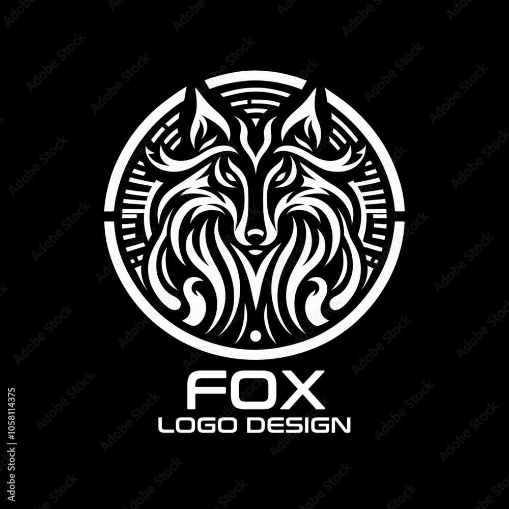 Fox Vector Logo Design Fox Vector Logo Design