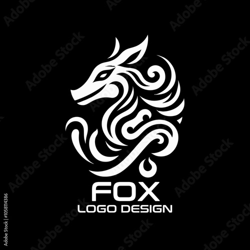 Fox Vector Logo Design photo