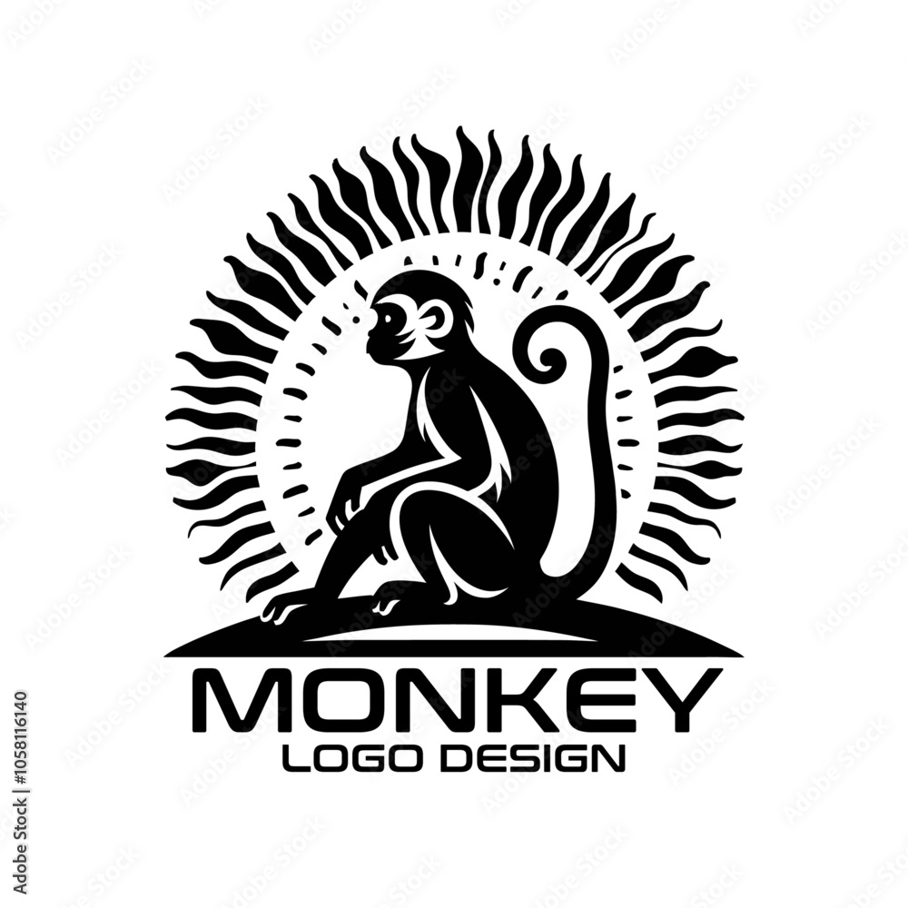 Monkey Vector Logo Design