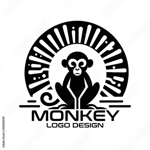 Monkey Vector Logo Design