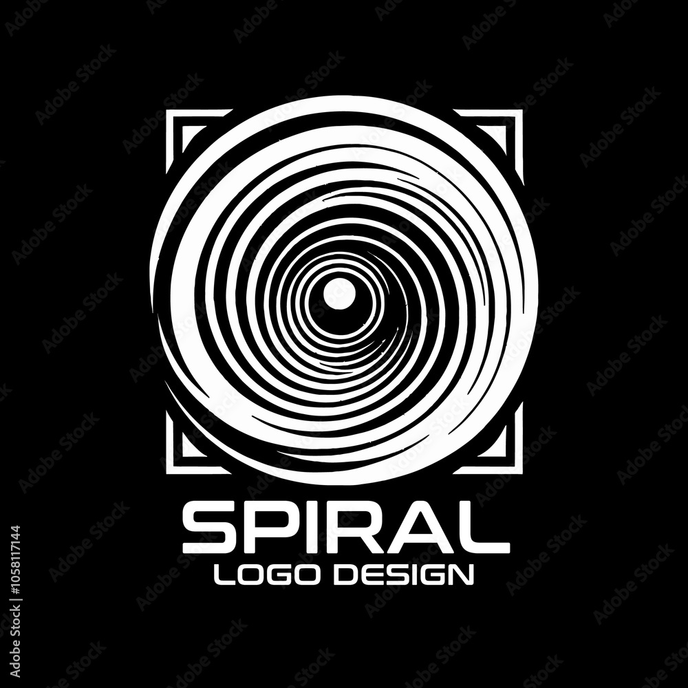 Spiral Vector Logo Design Spiral Vector Logo Design