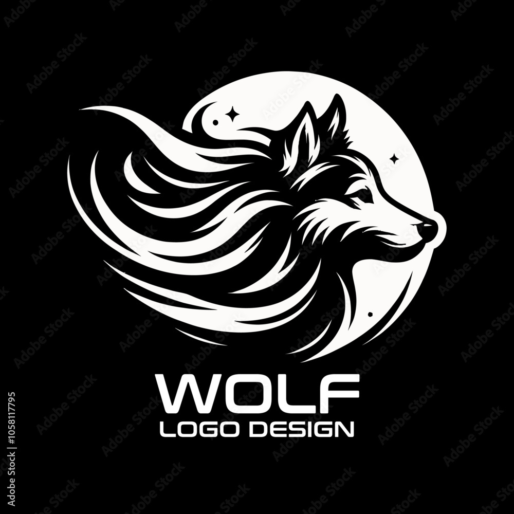 Wolf Vector Logo Design Wolf Vector Logo Design