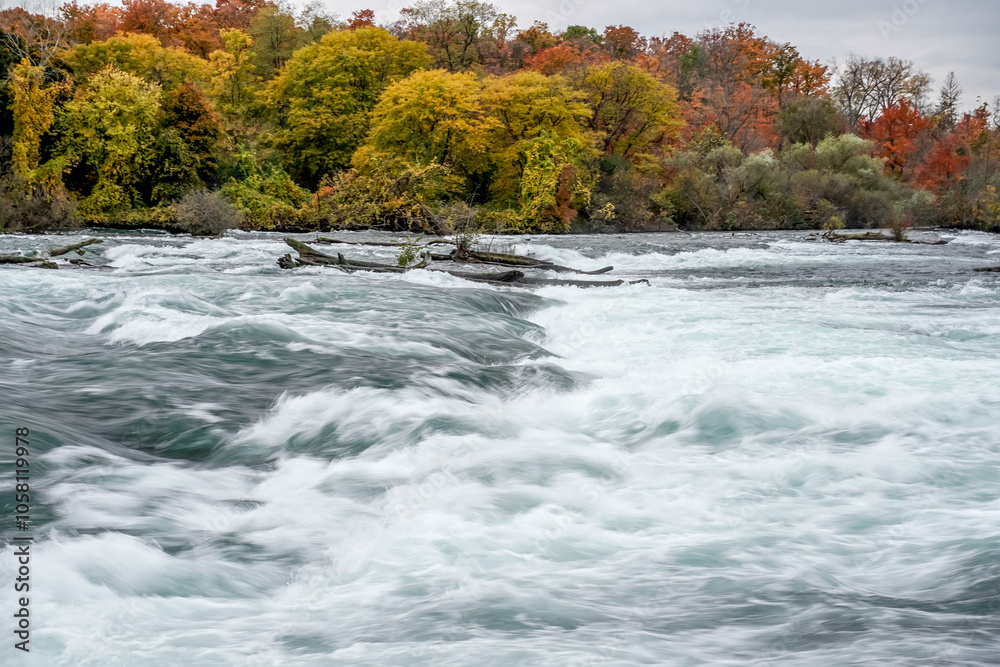 Beautiful autumn day at Niagara Falls, America. Beautiful autumn day at Niagara Falls, America.