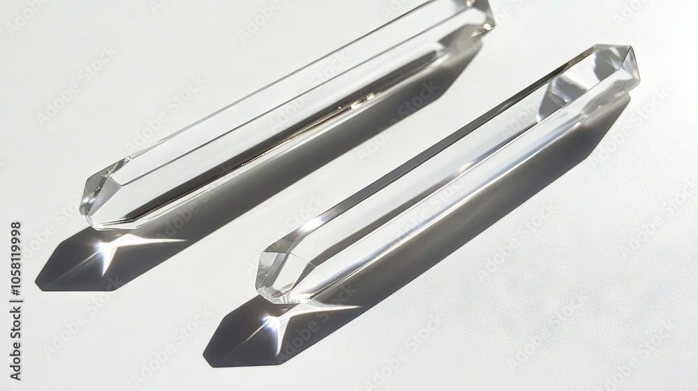 Clear Crystal Objects with Dynamic Shadows Clear Crystal Objects with Dynamic Shadows