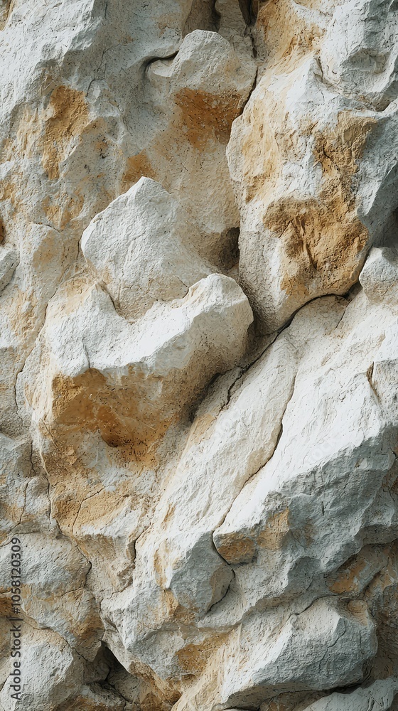 Textured Rock Formations in a Desert Environment Textured Rock Formations in a Desert Environment