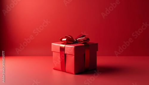  Unveiling a surprise in vibrant red photo