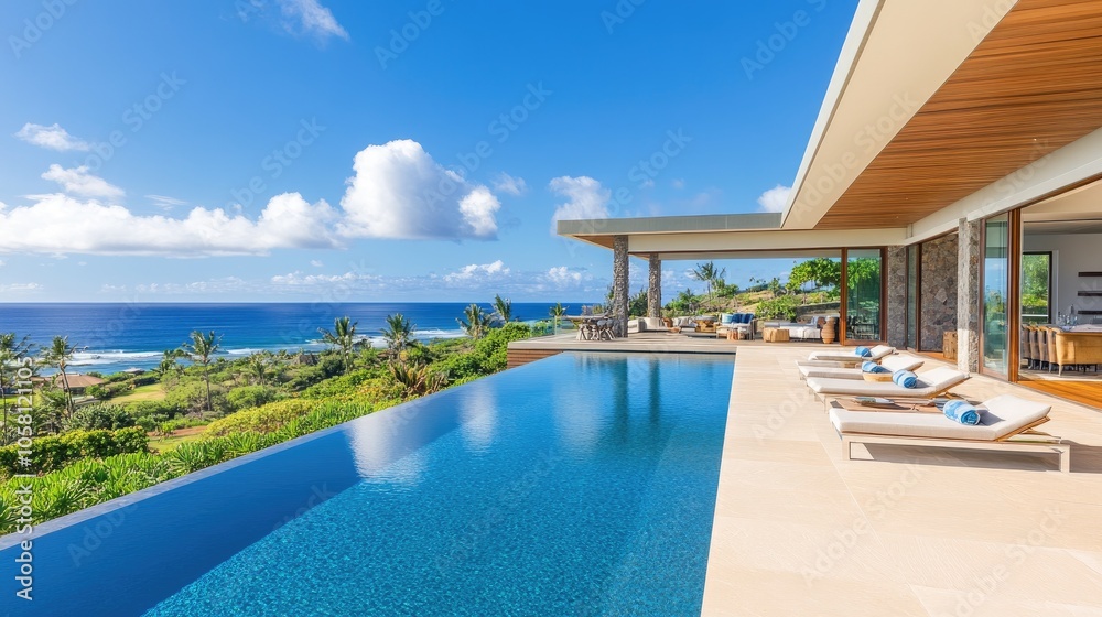 Luxurious Coastal Villa with Expansive Pool Luxurious Coastal Villa with Expansive Pool