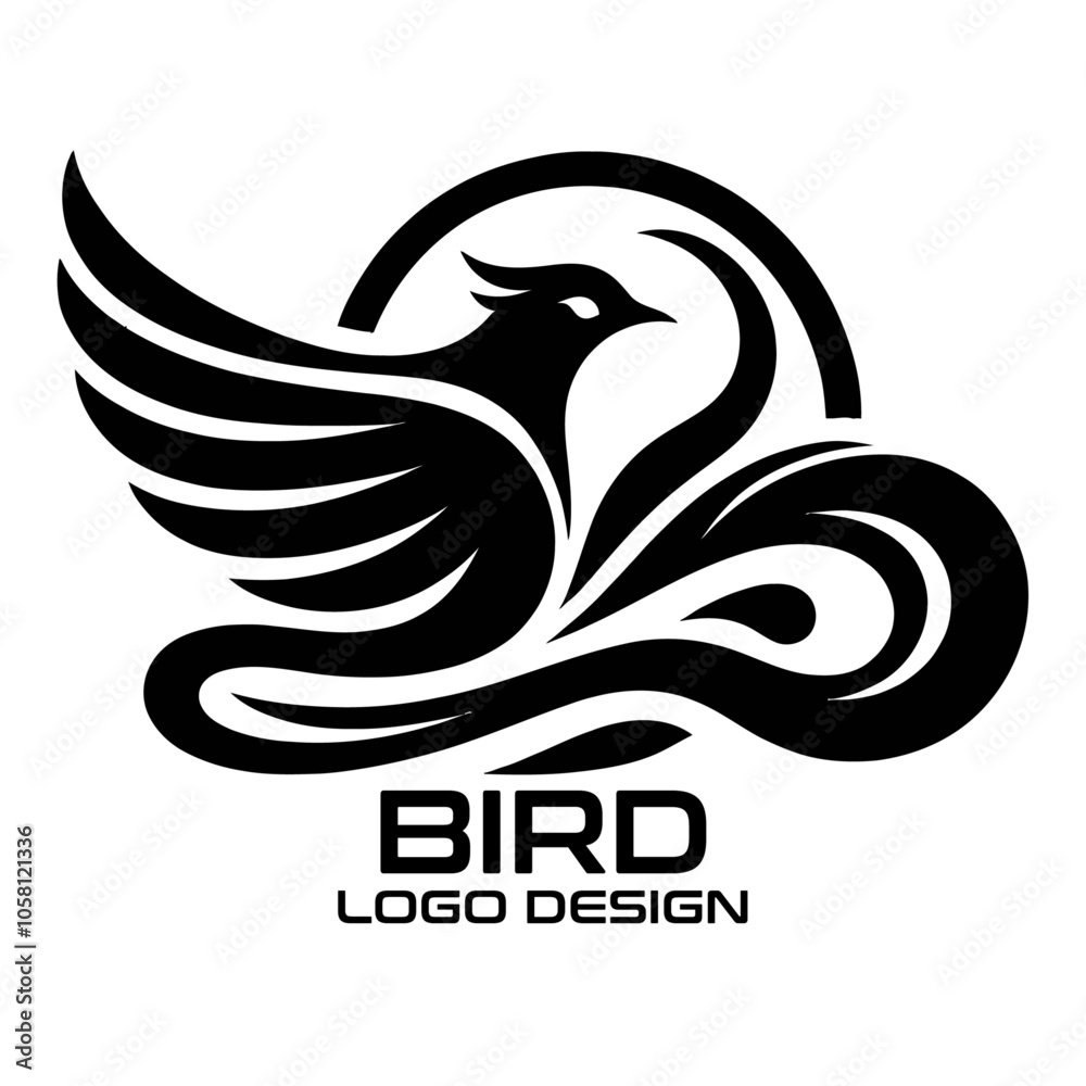 Fototapeta premium Bird Vector Logo Design