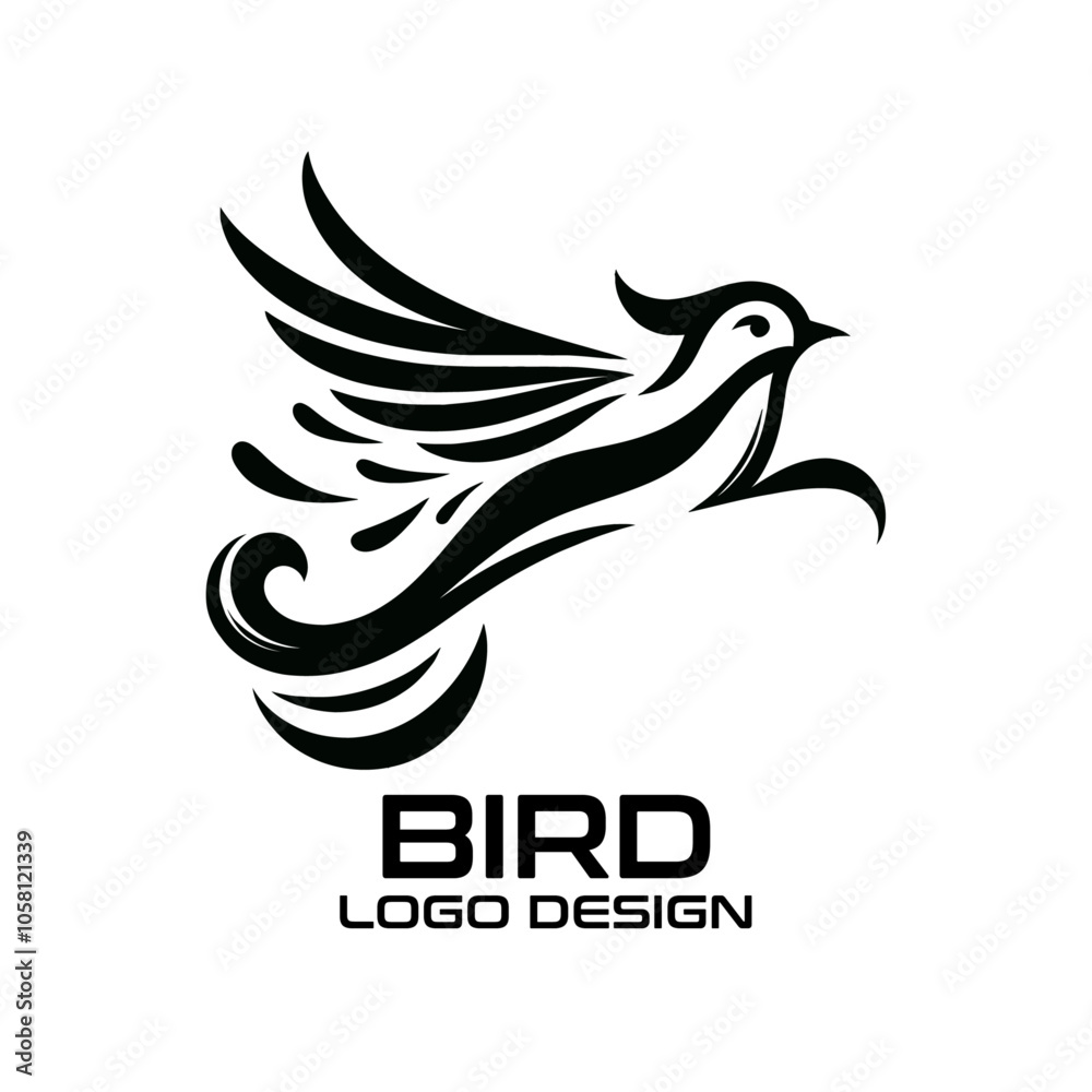 Fototapeta premium Bird Vector Logo Design