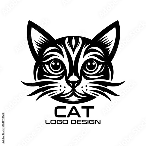 Cat Vector Logo Design