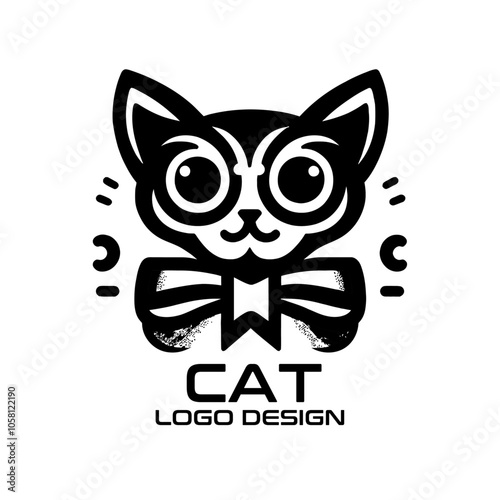 Cat Vector Logo Design