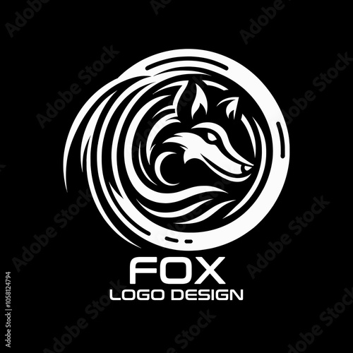 Fox Vector Logo Design photo