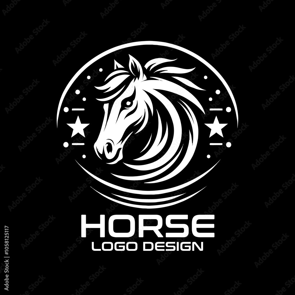 Horse Vector Logo Design Horse Vector Logo Design
