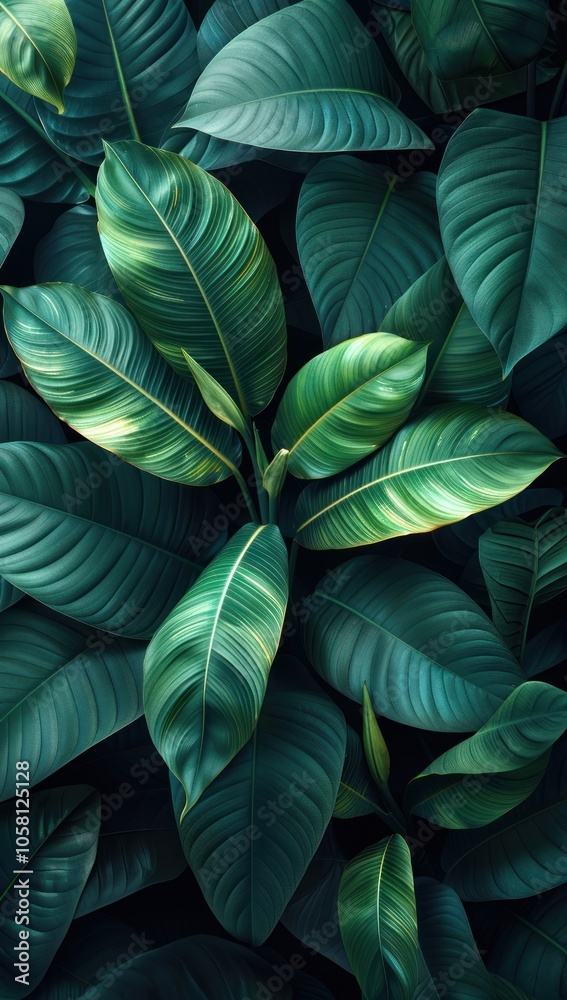 Fototapeta premium Tropical Leaves Pattern